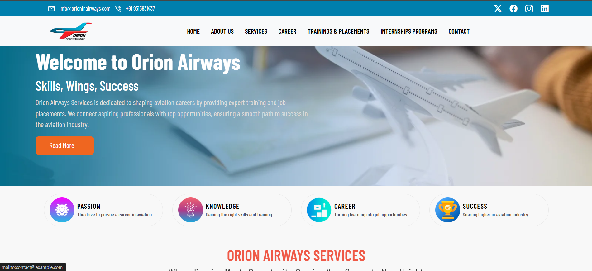 Orion Airways Services